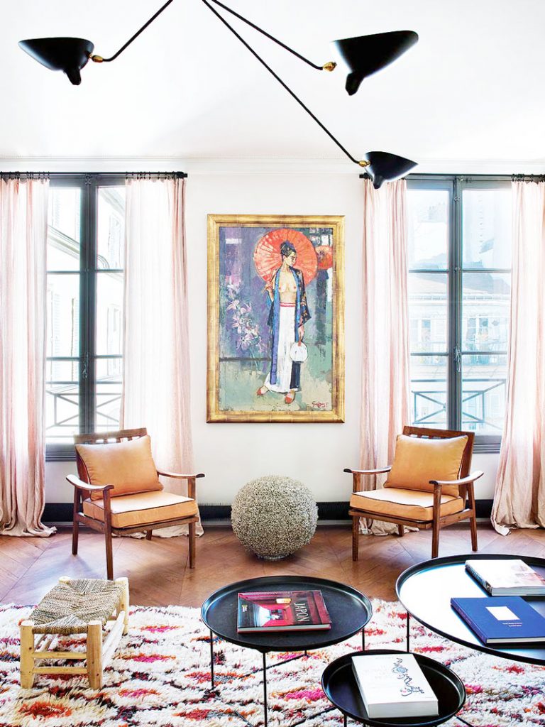 Back To College First Apartment Essentials Thou Swell Living Room Apartment Decor With Blush Curtains In Paris On Thou Swell Thouswellblog